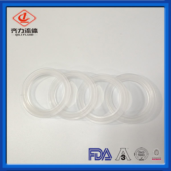 China FDA Approved gasket Platinum Silicone Clear Tri Clamp, Sanitary