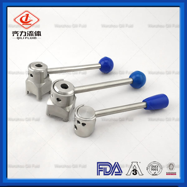 China Sanitary Stainless Steel Butterfly Valve Pull Handle, Sanitary