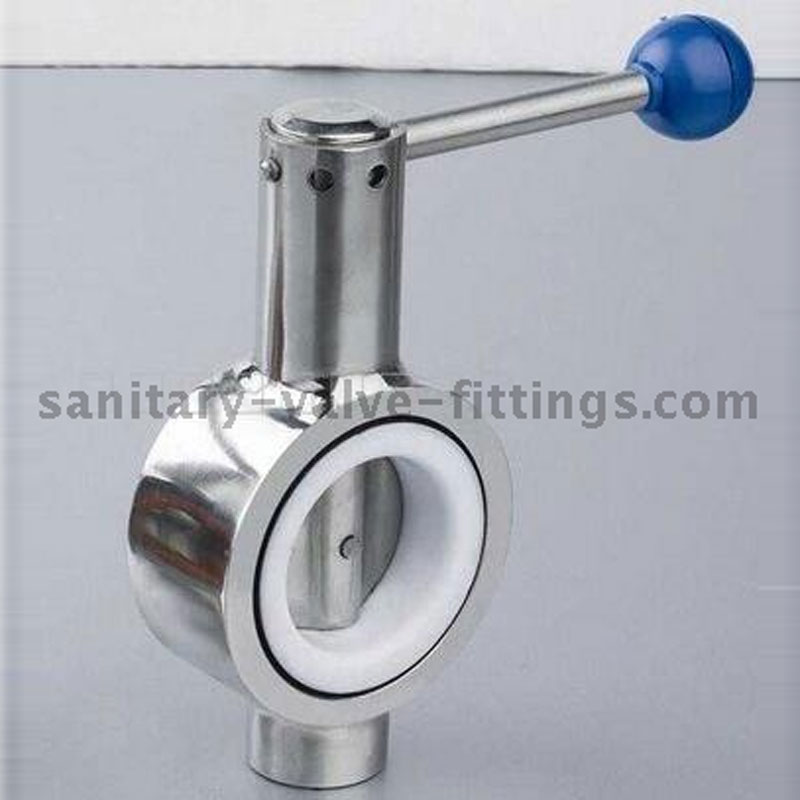 Stainless Steel Directional Butterfly Valve with Plastic Handle