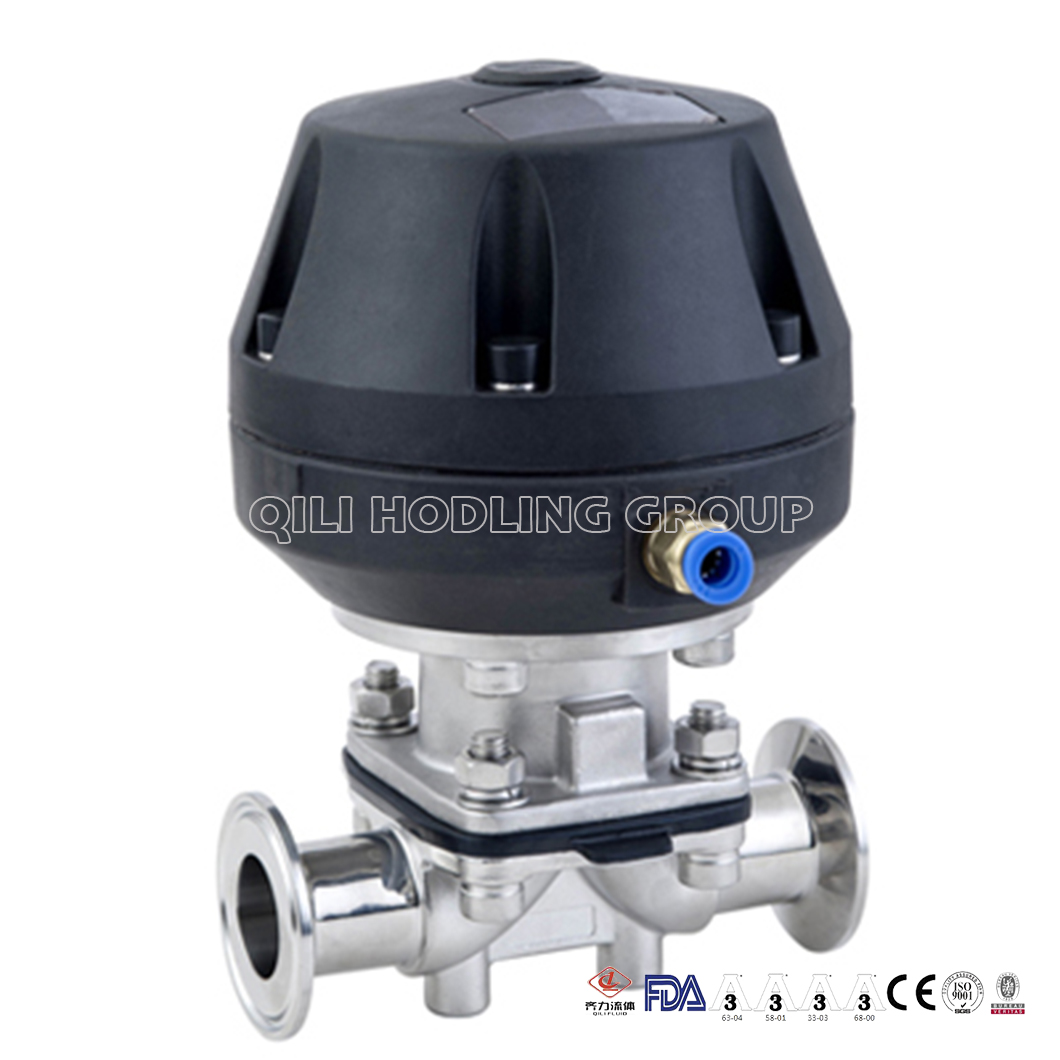 High Quality Hygiene Degree Ss Manual Diaphragm Valve Made in China