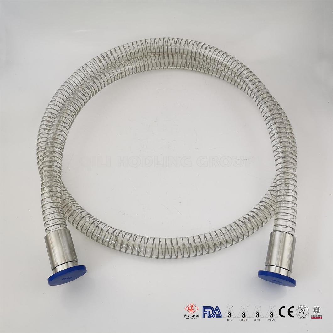 Clear Flexible PU Steel Wire Reinforced Hose, China PUhose with spring
