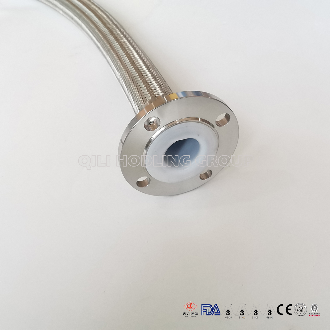 Stainless Steel SS304 SS316L PTFE-lined Metal Hose