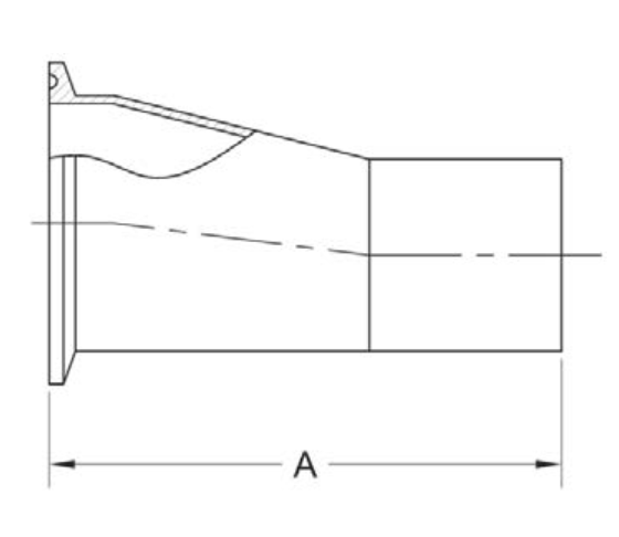 S32K ECCENTRIC REDUCER CLAMP X TANGENT WELD END, China Manufacturers ...