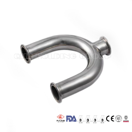 304/316L Stainless Steel Wye 180degree Clamped Tee Pipe Fitting