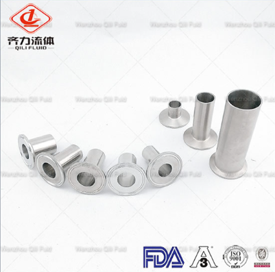 L14Am7 Series Stainless Steel Sanitary Fittings Long Weld Clamp Ferrules