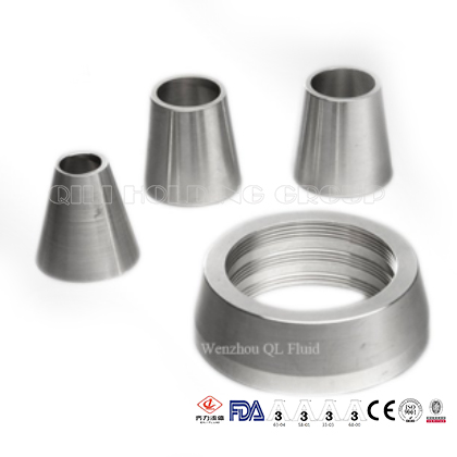 304 / 316 Sanitary 304L / 316L Concentric / Eccentric Mirror Polished / Polishing Welded Pipe Fitting Stainless Steel Reducer