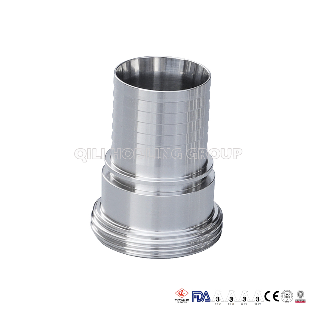 Stainless Steel Fitting Pipe CNC Machine Parts Hose Nipple