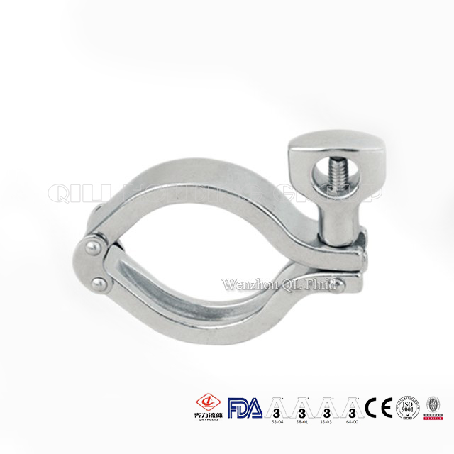 Sanitary Stainless Steel 13MHM Double Pin Heavy Duty Clamp