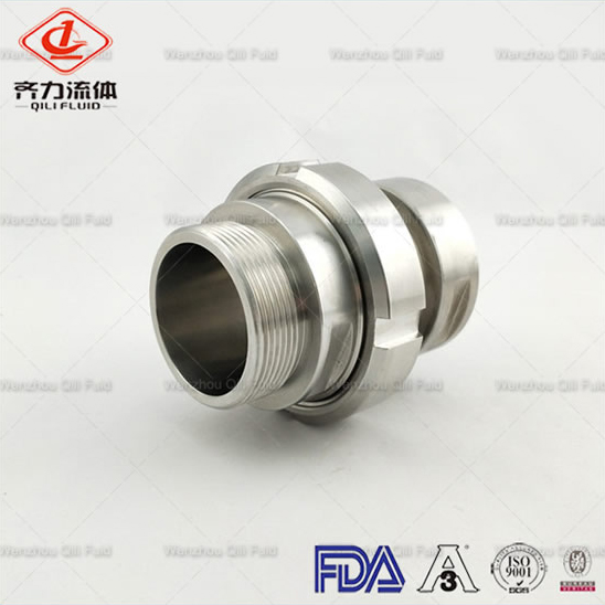 Food Grade Stainless Steel Threaded Ferrule Fitting, China ferrule connector, tri clover ferrule