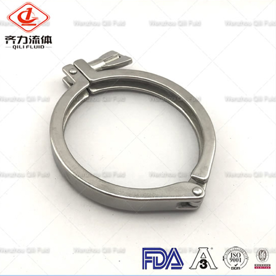 Stainless Steel Sanitary Heavy Duty Clamp, China tri clover sanitary