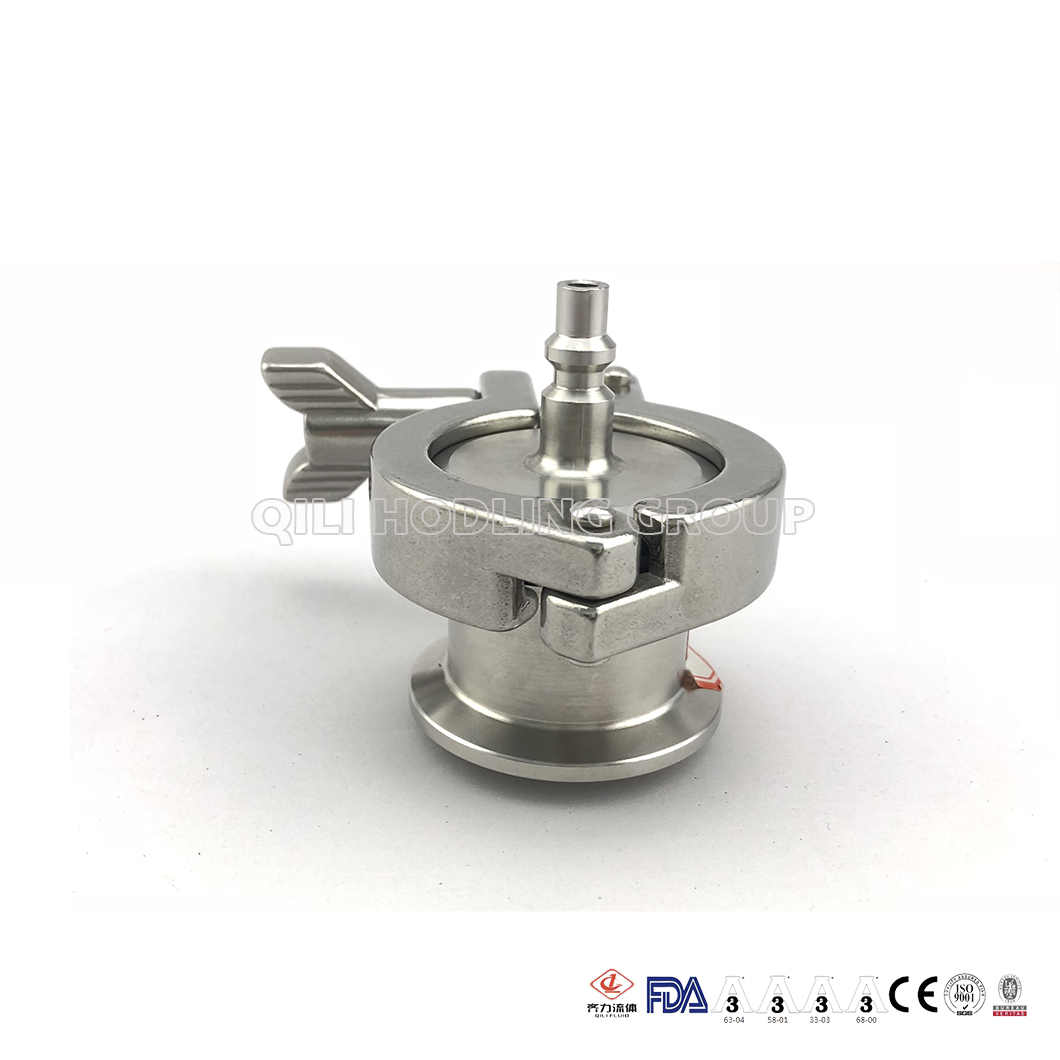 Sanitary Stainless Steel Air Blow Check Valve with Hose Nipple