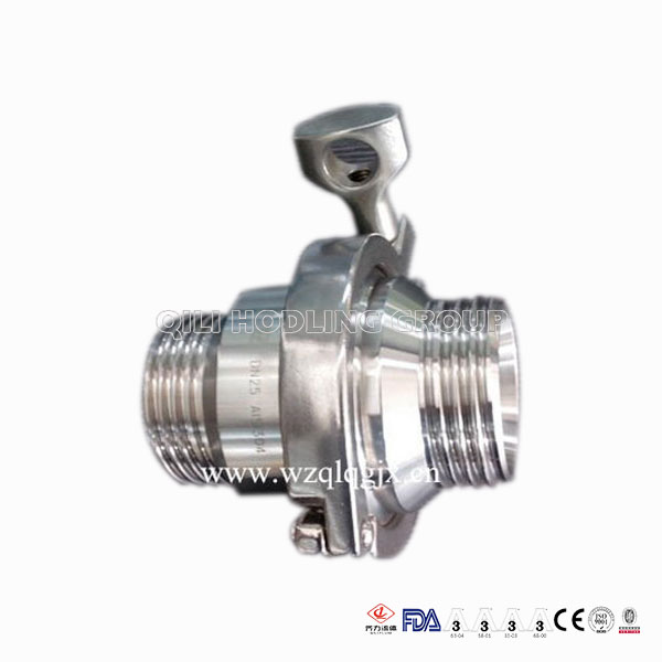 Sanitary Stainless Steel Male Threaded Check Valve