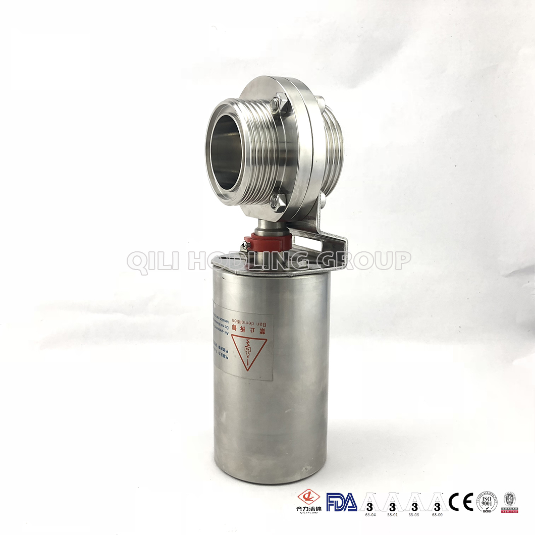 Stainless Steel Pneumatically Actuated B5102 Series Butterfly Valve